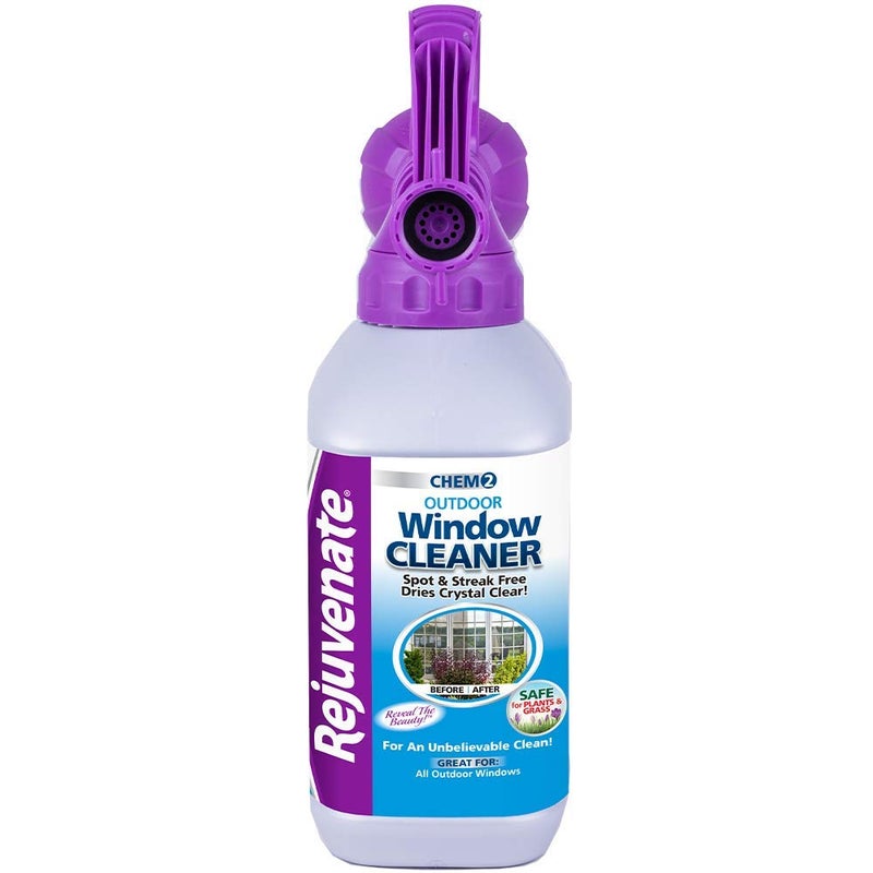 Rejuvenate Dual System Outdoor Window Cleaner & House Siding Cleaner with Hose-End Attachment 32 Fl Oz (Pack of 2) - Image 4